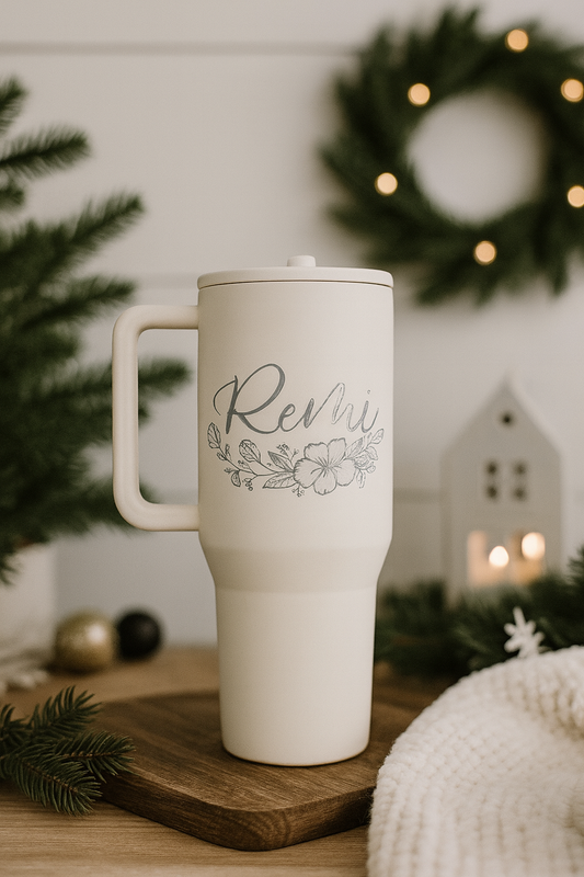 Hand Engraved Tumbler